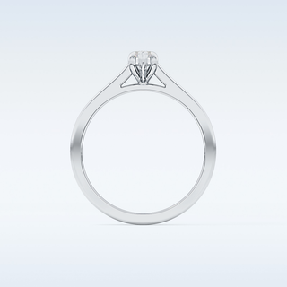 Stunning 0.42 CT Solitaire Engagement Ring Featuring Marquise Moissanite