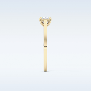 Stunning 0.57 CT Solitaire Engagement Ring Featuring Princess Moissanite