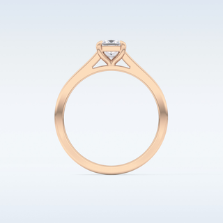 Stunning 0.57 CT Solitaire Engagement Ring Featuring Princess Moissanite