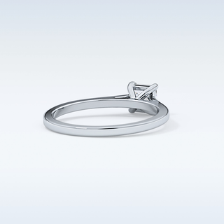 Stunning 0.57 CT Solitaire Engagement Ring Featuring Princess Moissanite