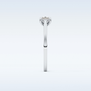 Stunning 0.57 CT Solitaire Engagement Ring Featuring Princess Moissanite
