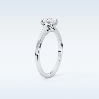 Stunning 0.57 CT Solitaire Engagement Ring Featuring Princess Moissanite