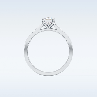 Stunning 0.57 CT Solitaire Engagement Ring Featuring Princess Moissanite