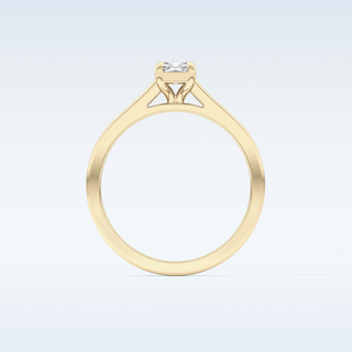 Stunning 0.66 CT Solitaire Engagement Ring Featuring Radiant Moissanite