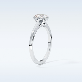 Stunning 0.66 CT Solitaire Engagement Ring Featuring Radiant Moissanite