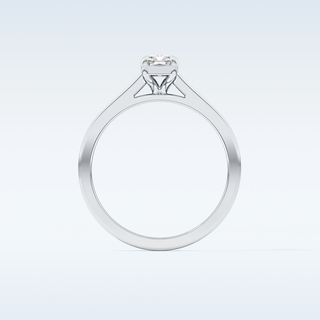 Stunning 0.66 CT Solitaire Engagement Ring Featuring Radiant Moissanite