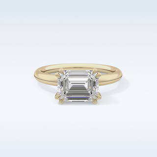 Beautiful 1.96 CT Solitaire Engagement Ring Featuring Emerald Moissanite
