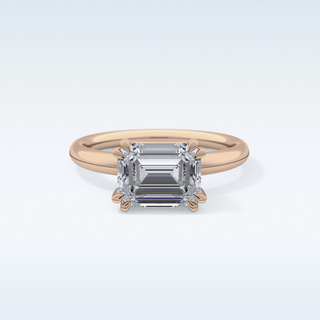 Beautiful 1.96 CT Solitaire Engagement Ring Featuring Emerald Moissanite