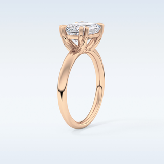 Beautiful 1.96 CT Solitaire Engagement Ring Featuring Emerald Moissanite