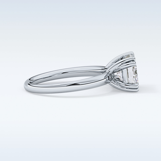 Beautiful 1.96 CT Solitaire Engagement Ring Featuring Emerald Moissanite