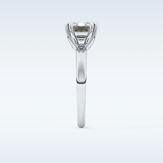 Beautiful 1.96 CT Solitaire Engagement Ring Featuring Emerald Moissanite
