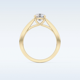 Stunning 0.86 CT Solitaire Engagement Ring Featuring Round Moissanite