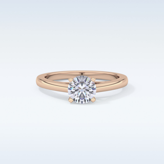 Stunning 0.86 CT Solitaire Engagement Ring Featuring Round Moissanite