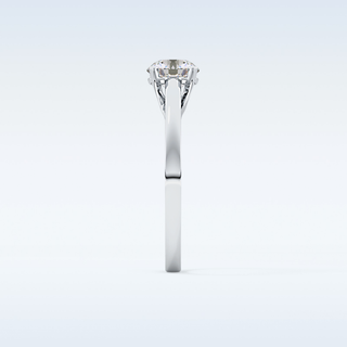 Stunning 0.86 CT Solitaire Engagement Ring Featuring Round Moissanite