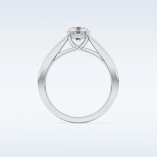 Stunning 0.86 CT Solitaire Engagement Ring Featuring Round Moissanite