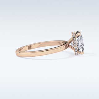 1.94 CT Hidden Halo Engagement Ring Featuring Cushion Moissanite