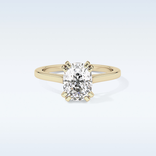 Stunning 2.61 CT Solitaire Engagement Ring Featuring Cushion Moissanite