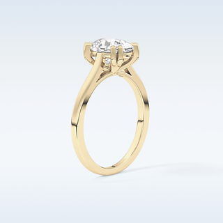 Stunning 2.61 CT Solitaire Engagement Ring Featuring Cushion Moissanite