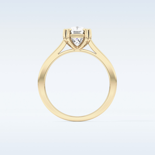 Stunning 2.61 CT Solitaire Engagement Ring Featuring Cushion Moissanite