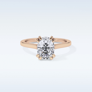 Stunning 2.61 CT Solitaire Engagement Ring Featuring Cushion Moissanite