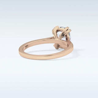 Stunning 2.61 CT Solitaire Engagement Ring Featuring Cushion Moissanite