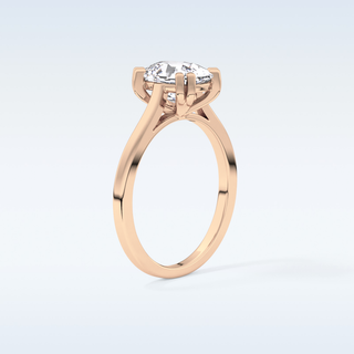 Stunning 2.61 CT Solitaire Engagement Ring Featuring Cushion Moissanite