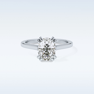 Stunning 2.61 CT Solitaire Engagement Ring Featuring Cushion Moissanite