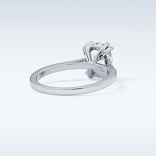 Stunning 2.61 CT Solitaire Engagement Ring Featuring Cushion Moissanite