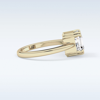 Stunning 2.9 CT Solitaire Engagement Ring Featuring Asscher Moissanite 9