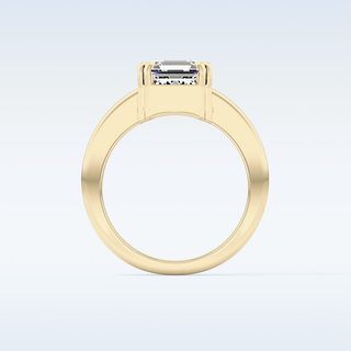 Stunning 2.9 CT Solitaire Engagement Ring Featuring Asscher Moissanite 12
