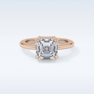 Stunning 2.9 CT Solitaire Engagement Ring Featuring Asscher Moissanite 13