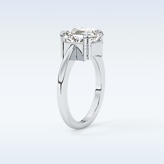 Stunning 2.9 CT Solitaire Engagement Ring Featuring Asscher Moissanite 4