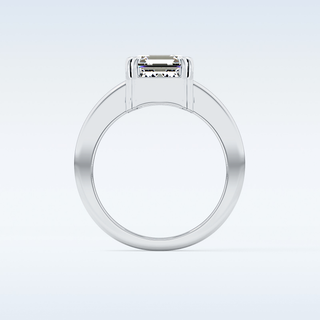 Stunning 2.9 CT Solitaire Engagement Ring Featuring Asscher Moissanite 5