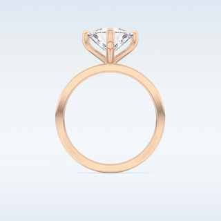 Stunning 2.7 CT Solitaire Engagement Ring Featuring Trillion Curved Moissanite
