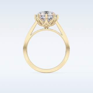 Stunning 3.16 CT Solitaire Engagement Ring Featuring Round Moissanite