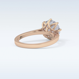 Stunning 3.16 CT Solitaire Engagement Ring Featuring Round Moissanite