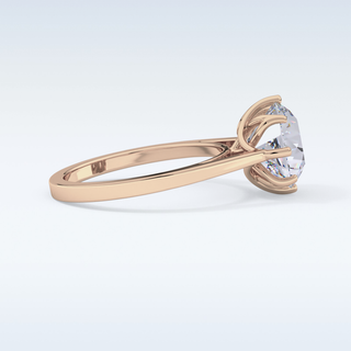 Stunning 3.16 CT Solitaire Engagement Ring Featuring Round Moissanite