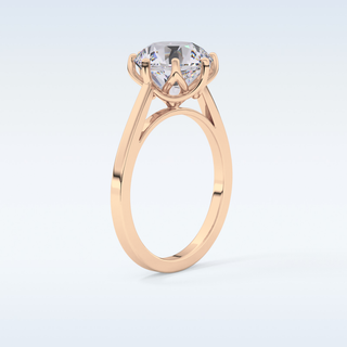 Stunning 3.16 CT Solitaire Engagement Ring Featuring Round Moissanite