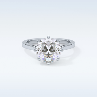 Stunning 3.16 CT Solitaire Engagement Ring Featuring Round Moissanite