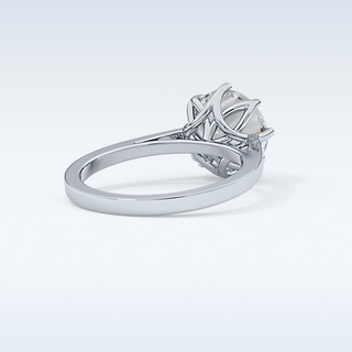 Stunning 3.16 CT Solitaire Engagement Ring Featuring Round Moissanite