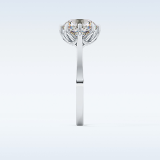 Stunning 3.16 CT Solitaire Engagement Ring Featuring Round Moissanite