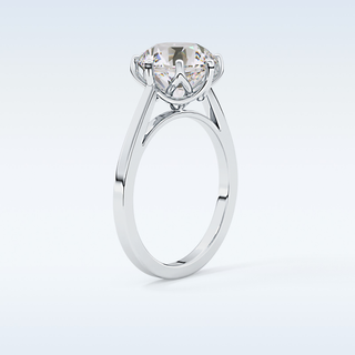 Stunning 3.16 CT Solitaire Engagement Ring Featuring Round Moissanite