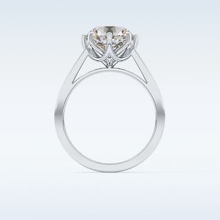 Stunning 3.16 CT Solitaire Engagement Ring Featuring Round Moissanite