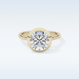 Beautiful 2.85 CT Solitaire Engagement Ring Featuring Round Moissanite
