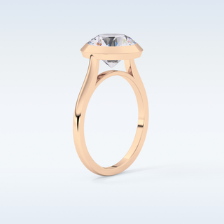 Beautiful 2.85 CT Solitaire Engagement Ring Featuring Round Moissanite