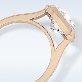 Beautiful 2.85 CT Solitaire Engagement Ring Featuring Round Moissanite
