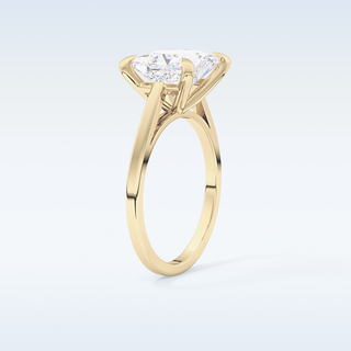 Stunning 2.55 CT Solitaire Engagement Ring Featuring Princess Moissanite