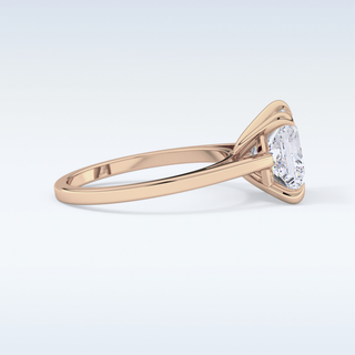 Stunning 2.55 CT Solitaire Engagement Ring Featuring Princess Moissanite