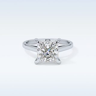 Stunning 2.55 CT Solitaire Engagement Ring Featuring Princess Moissanite
