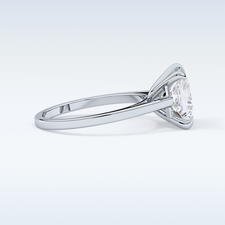 Stunning 2.55 CT Solitaire Engagement Ring Featuring Princess Moissanite